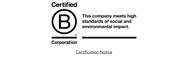 B Corp Certified 